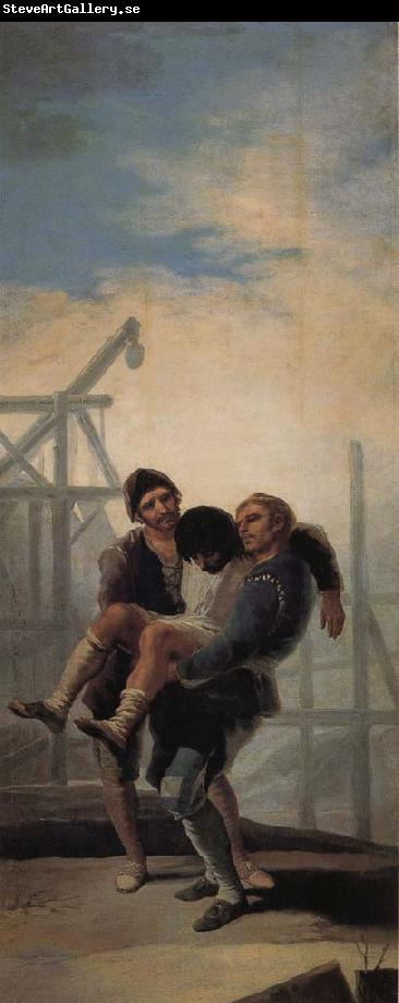 Francisco Goya Wounded Mason